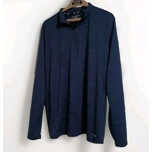 Tek Gear Drytek Men's XL L/S Quarter Zip Shirt Pullover